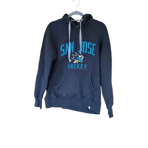 Fanatics San Jose Sharks Medium Pullover Hoodie Black Unisex